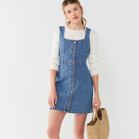 urban outfitters denim dress